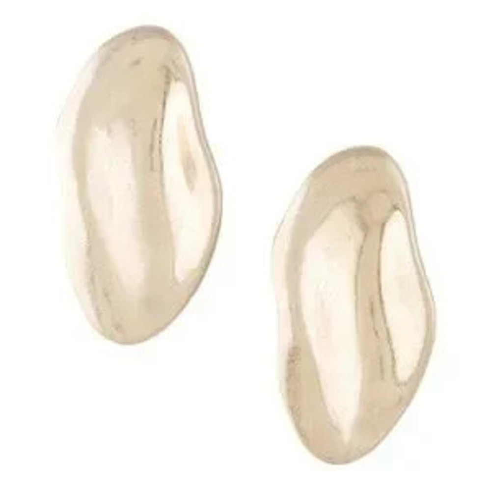 Abstract Ripple Statement Earrings (5036) - Picture 3 of 4